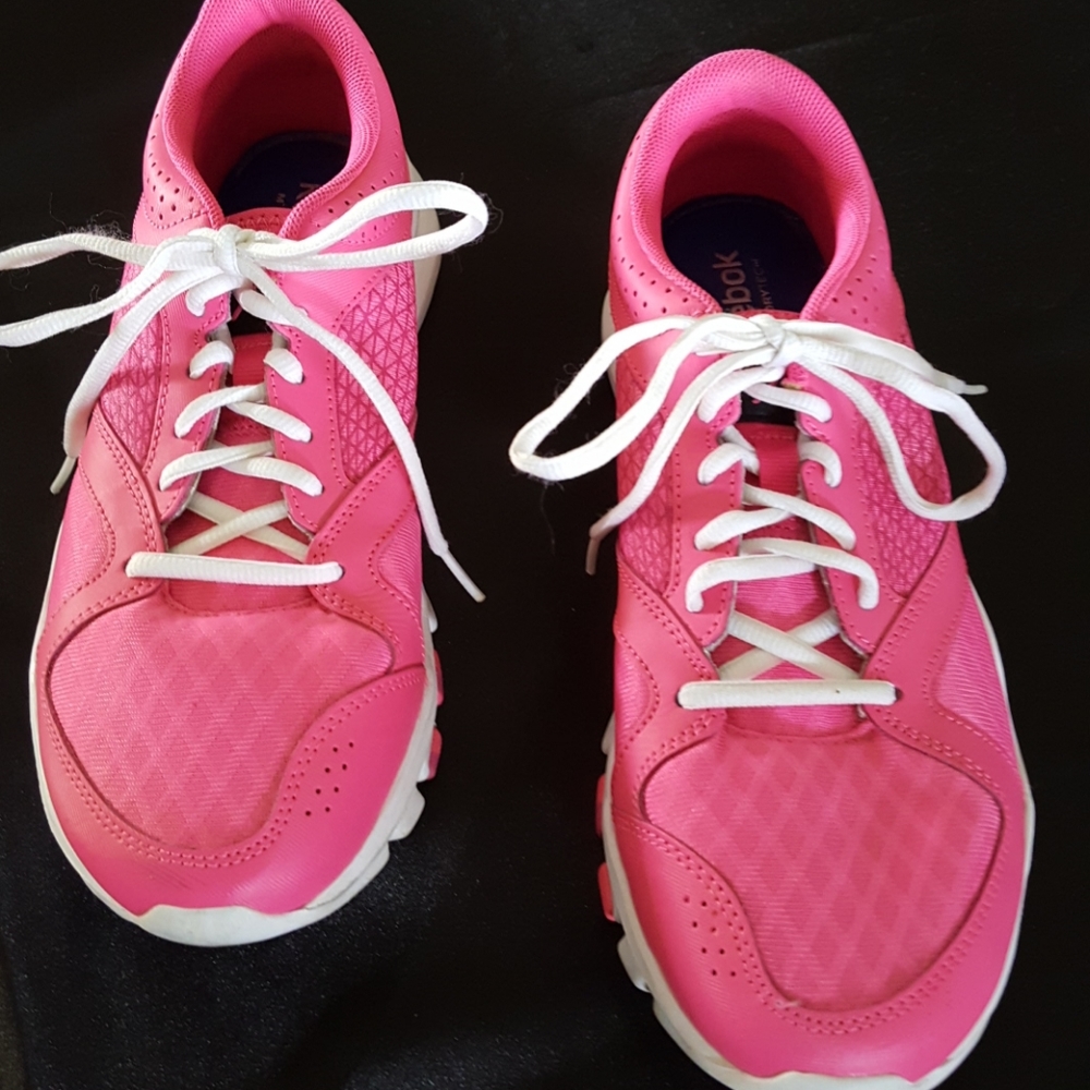 Hot Pink Reebok Memory Tech